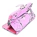Bfun Packing Pink Camo Tree Card Slot Wallet Leather Cover Case for Samsung Galaxy S5 GS5