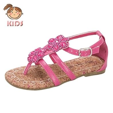 Amazon: Lucky Top Infant Girl Comfy Strappy Dress Sandals with ...