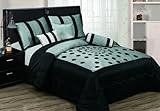 New 7PC Luxury Beautiful Comforter Set - King Size