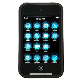 Visual Land V-Touch 2.8-Inch Touchscreen 8GB MP3/MP4 player with Camera including In-Ear Headphones (Black)