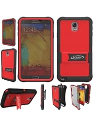Wireless: Bolkin Defender Series Hybrid Armor Case Cover & Holster for Samsung Galaxy Note 3 (red) - Bolkin