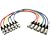 GLS Audio 6ft Patch Cable Cords - XLR Male To XLR Female Color Cables - 6' Balanced Snake Cord - 6 PACK