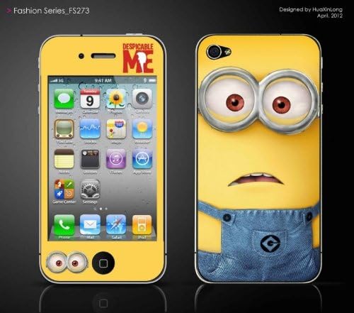 iPhone 4/4s Full Body Protective Skin Decal - Minions