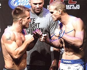 EVAN DUNHAM signed *UFC MMA* 8x10 Photo W/COA #3