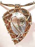 Pendant, Teardrop Leaf