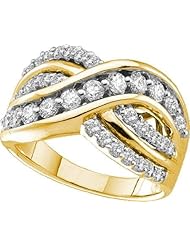 1.00CTW ROUND DIAMOND LADIES FASHION RING