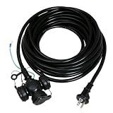 kowa 防雨型ソフト延長コード 15A-10M 3口 KRW18-10
