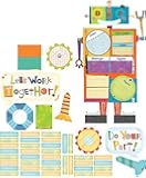 Creative Teaching Press Riveting Robots Class Jobs Bulletin Board Set (7000)