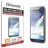 Samsung Galaxy Note 2 Screen Protector Ultra Clear Premium HD Version - Anti Bubble and Dust Guarantee - 3 PACK