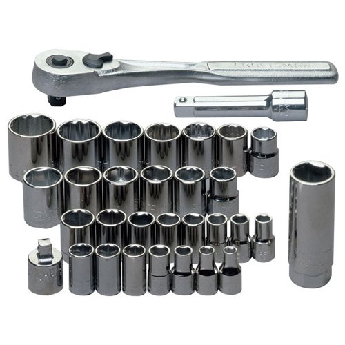 Craftsman 9-34740 32 Piece 1 4-3 8 Drive Standard Metric Socket Wrench SetB00065SZUQ 