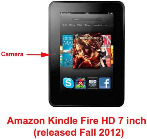 Dark Amethyst Crystal Design Protective Decal Skin Sticker (High Gloss Coating) for Amazon Kindle Fire HD 7 inch (released Fall 2012) eBook Reader