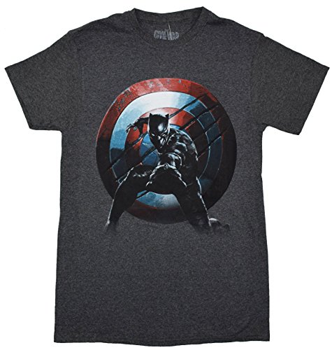Civil War Team Black Panther Captain America T-shirt