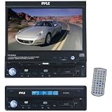 PYLE PLTS76U 7-Inch Motorized Touch Screen TFT LCD Monitor With DVD CD MP3 AM FM Player by Pyle