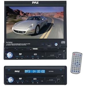 PYLE PLTS76U 7-Inch Motorized Touch Screen TFT/LCD Monitor With DVD/CD/MP3/AM/FM Player
