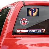 NBA Detroit Pistons 11x17 Window Clings Sheet