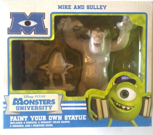 Disney Monster University Mike and Sully Paint Your Own Statue