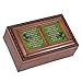 Cottage Garden May God Grant Woodgrain Petite Music Box/Jewelry Box Plays Irish Lullaby