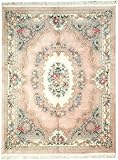 IMAGE OF 7'8 x 9'10 Handmade Knotted European Aubussan New Area Rug From China - 51876