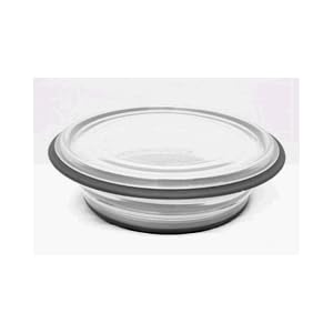 FoldTuk 6 Cup Round Collapsible Bakeware and Storage Container, Black by FoldTuk Kitchenware