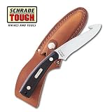 Schrade Guthook Skinner Knife w/ Belt Sheath