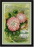 Framed Art Poster 20x30, Maule's Seed Catalogue, 1894