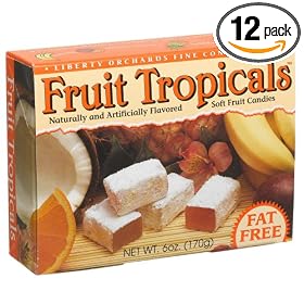 Liberty Orchards Fruit Tropicals, 6-Ounce Boxes (Pack of 12)