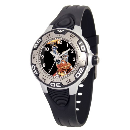 Marvel Comics Kids' MA0108-D341-Black Marvel Deathlok Spectrum Watch