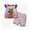 Scooby-Doo "Pink Paw Prints" 2 piece pajamas w/capri bottoms for toddlers