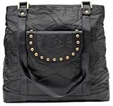 Black Genuine Leather Shoulder Bag
