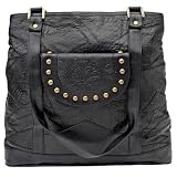 Black Genuine Leather Shoulder Bag