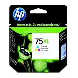 HP 75XL Tri-color  Ink Cartridge in Retail Packaging (CB338WN#140) ~ HP
