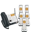 AT&T DECT 6.0 CL84109 Digital Base and 5 Handset Answering System with Dial-in-Base Speakerphone