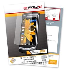 FoliX FX-Antireflex Displayschutzfolie f�r Samsung i8910-HD Omnia-HD / i-8910HD OmniaHD - Displayschutz antireflektierend