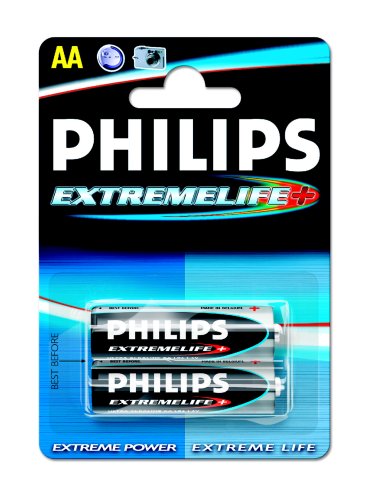 Philips Extreme Life Batterie AA Mignon 2er Pack Preisvergleich