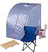 Steam Sauna Portable Home/Office Wet Heat Therapy and Foot Massager Facial Steamer