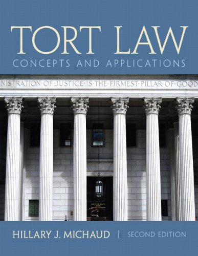 tort law concepts and applications 2nd edition