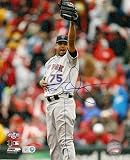 Autographed/Hand Signed Frankie Rodriguez New York Mets 8x10 Photo