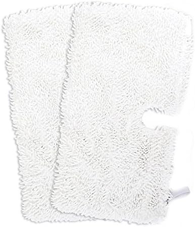 Taitanlic 2pcs Replacement Advanced Microfiber Cleaning Pads Suitable for Shark Steam Pocket Mop S3550 (White)