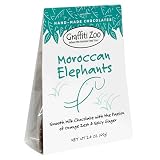 Graffiti Zoo Hand Made Chocolates, Moroccan Elephants, 2.4-Ounce Sideview Boxes (Pack of 8)