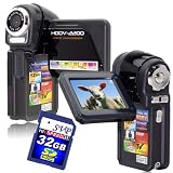 NEW Dual Cam High Resolution BLACK DIGITAL VIDEO CAMCORDER / STILL CAMERA (32GB SDHC Included)