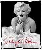 Silver Buffalo MR3627 Ballerina Dress Plush Throw Blanket, 50 by 60-Inch, Black/White