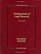 Fundamentals of Legal Research (University Textbook Series)