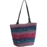 Magid Crocheted Corn Husk Tote