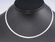 Sterling Silver Necklaces - Length: 16,18", Chain: 3mm