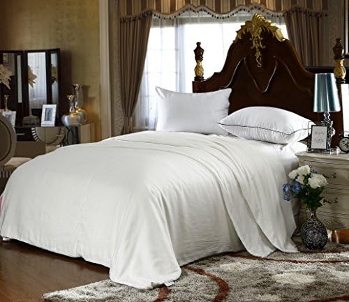 Shanshui 100% Deluxe Mulberry Silk Two-in-one All Season Quilt Comforter King Size