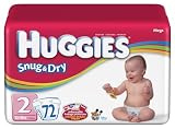 Huggies Snug & Dry Diapers, Size 2, 72-Count