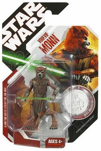 51Feq4sH6bL Star Wars 3.75 Basic Figure Wolfman Jedi Geonosis