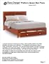 American Contemporary Queen Bed Project Plans -Design #3AMC1