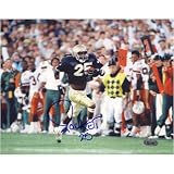 Rocket Ismail Notre Dame Fighting Irish - Touchdown Run - Autographed 16x20 Photograph