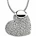 White Gold Humble Heart Diamond Pendant